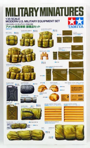 Kit MILITARY MINIATURES - MODERN US ACESSORIES SET [Tamiya] 1:35 - Plastimodelismo [novo]