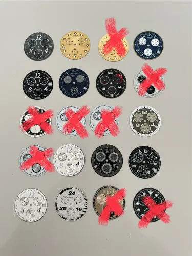 Mostradores para relógio Swatch