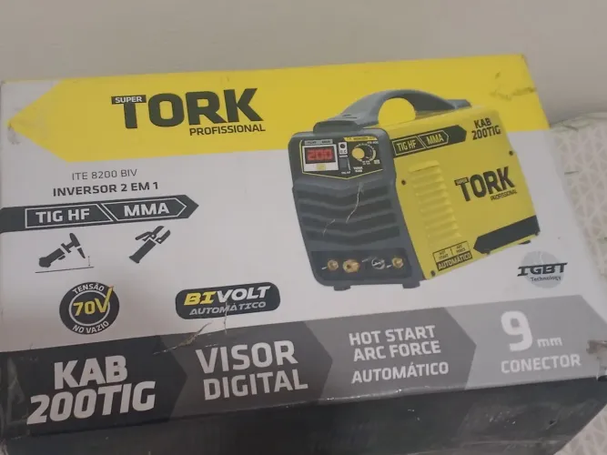 Máquina de solda super Tork profissional nova 