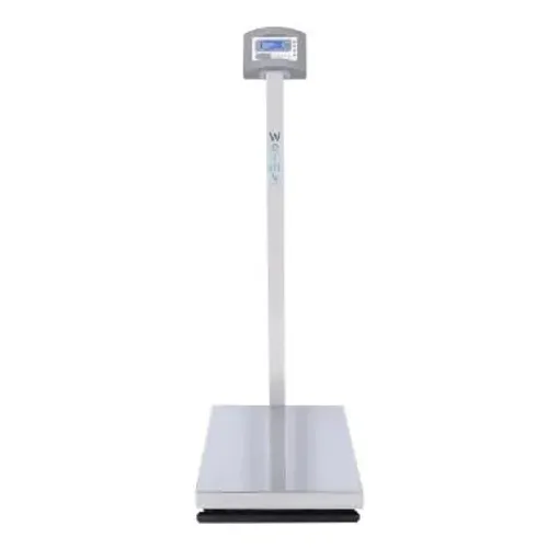 BALANÇA 300 KG 50X60 LED BATERIA COM COLUNA WELMY NOVA