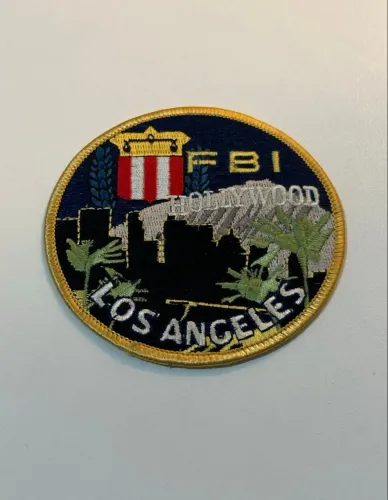 patch fbi los angeles, estados unidos - item para coleção