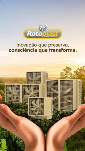 Climatizador evaporativo industrial Rotoplast 