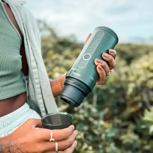 Máquina de café espresso portátil Nano (verde floresta)