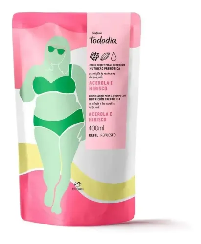 Refil Creme Desodorante Nutritivo para o Corpo Tododia Natura