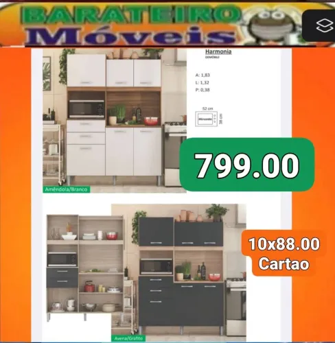 Kit cozinha pequena harmonia