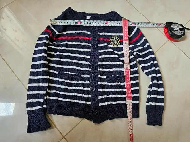 Cardigan listrado meninos 5 anos
