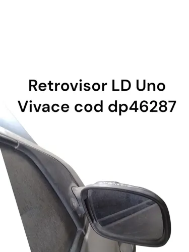 Retrovisor Lado Direito Uno Vivace Cod Dp46287 S Capa/manual