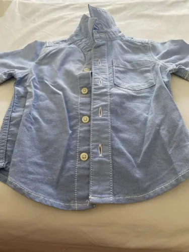 Camisa Manga Longa Bebê - Tamanho P 9 meses