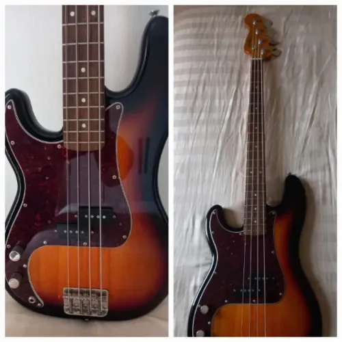 Baixo Canhoto Squier Precision Bass