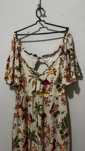Vestido Farm longo GG