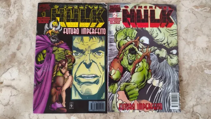 HQs Marvel O Incrível Hulk Futuro Imperfeito (1 e 2)