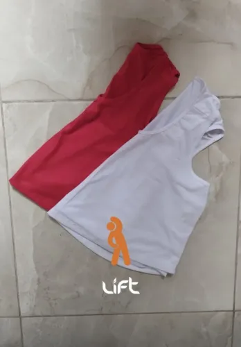 Regata cropped - kit com 2 unidades