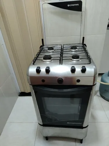 Fogao inox automático pra sair logo