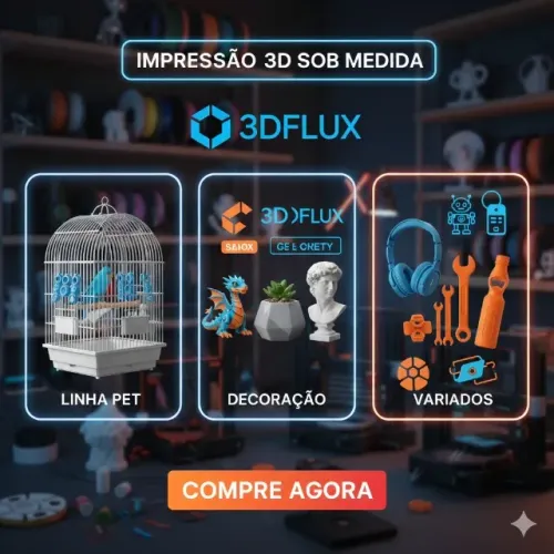 Precisa de uma Peça? Eu Imprimo em 3D!
