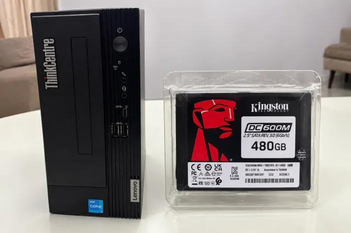 CPU LENOVO e SSD 480gb KINGSTON