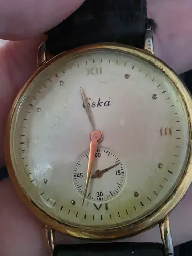 Relógio De Pulso Eska Mecânico Antigo Coleção Vintage