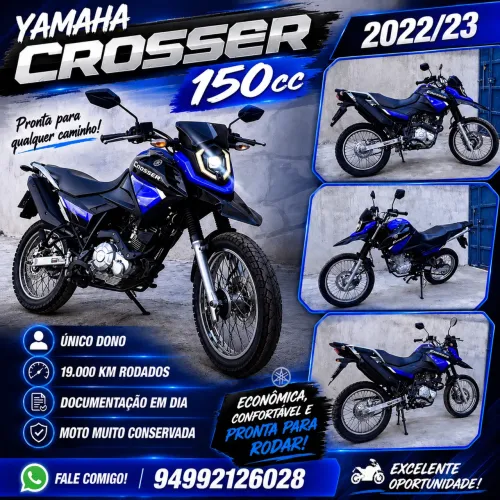 Crosser 150 ABS 2023 - Único dono, baixa km e excelente estado