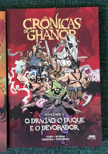 HQ Crônicas de Ghanor Vol. 1 - O dragão, o duque e o devorador