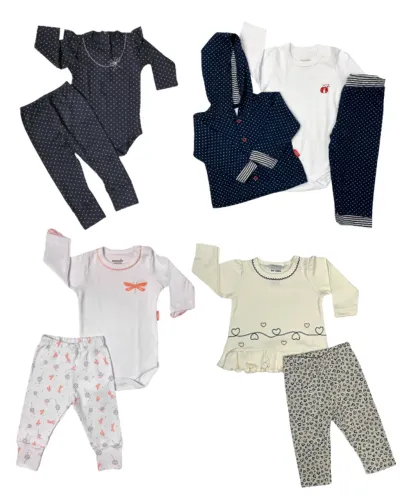 20 peças NOVAS de inverno para menina de 11 à 12 meses (lote 19)