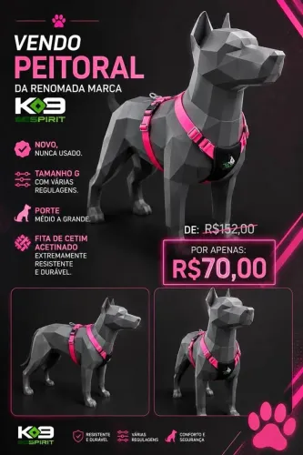 Peitoral Z Prime da K9* 