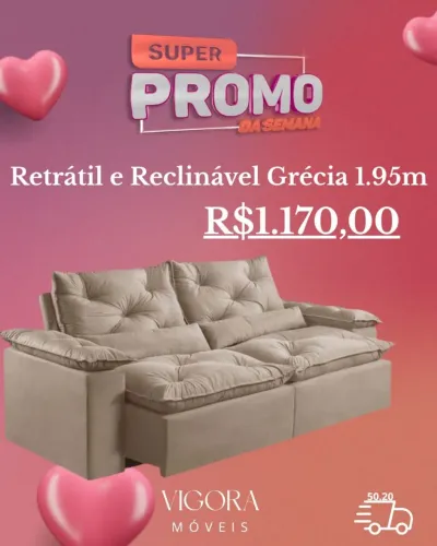 Retrátil Reclinavel Grecia1.95