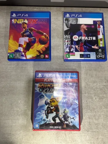 Jogos de PS4 (cada jogo 80 RS )