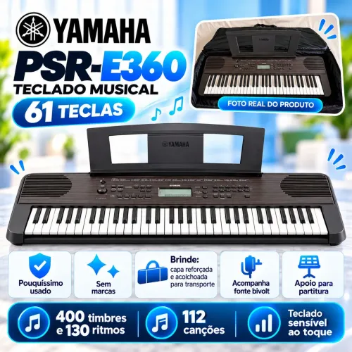 Teclado Yamaha PSR - E360 Perfeito estado