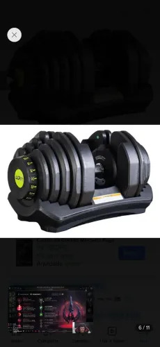 KIT ACADEMIA UP LIFT - DUMBBELLS 5-40KG + BANCO AJUSTÁVEL R$ 2600,00 O KIT