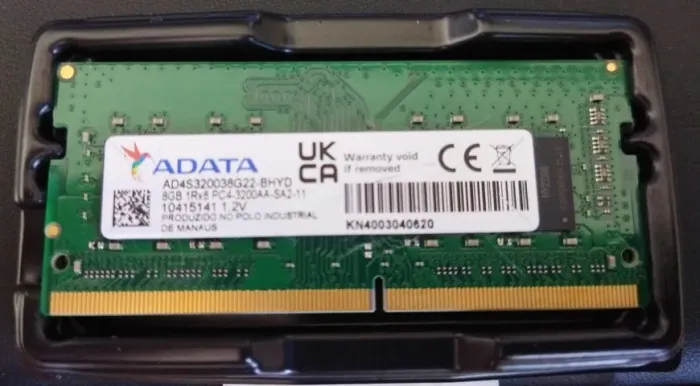 Memoria ram notebook ddr4 8gb 3200mHz ADATA