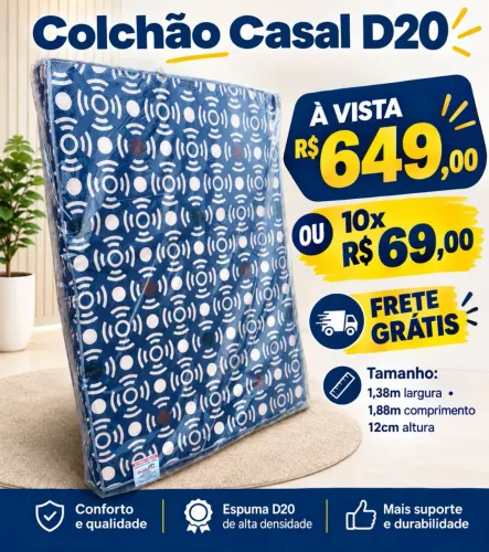 Super Oferta Do Dia de Colchão de Casal DN-20