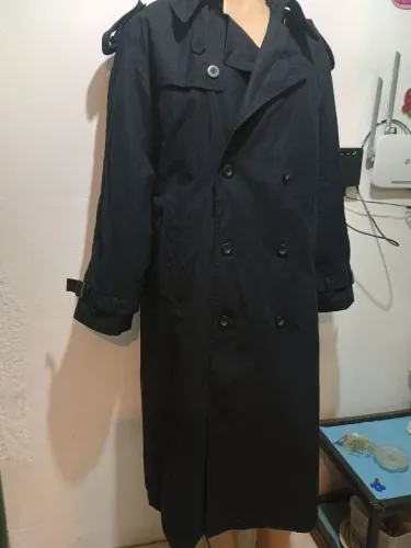Casaco Longo de Gabardine - tamanho 50