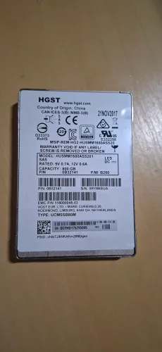 SSD Hgst 800gb SAS 12gbps 2.5" pn: 0B32141.