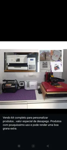 Prensas e impressora para Sublimação 