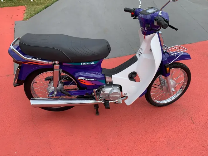 Honda Dream C100 azul , 1997, 39.500 km originais