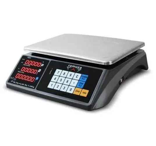 Balança Ramuza Comercial Digital 6kg 2g / 15kg 5g / 30kg 10g / Com Bateria Interna