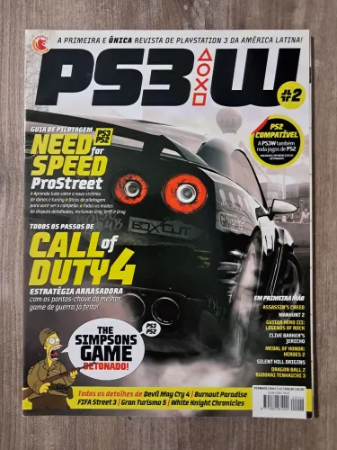 Revista PS3 World, edição 02, bem conservada