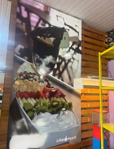 Painel sorveteria açaí