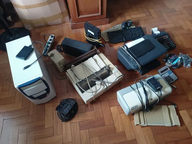 Impressoras, CPUs, nobraek e outros periféricos