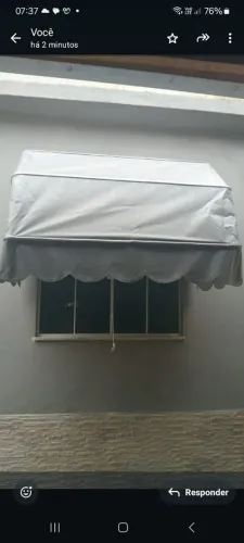 Toldo sem novo nunca foi usado
