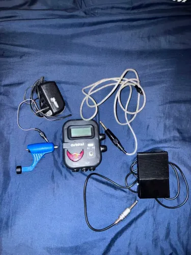 Máquina Tattoo Electric Ink Pop +Kit Fonte Pedal Clip Cord