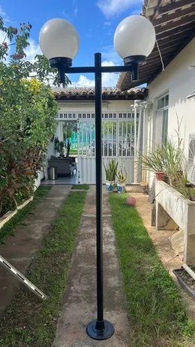 POSTE EM ALUMINIO PARA AREA ABERTA
