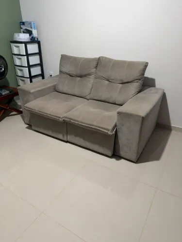 SOFÁ RETRÁTIL E RECLINÁVEL - 2 LUGARES