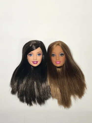 Boneca Barbie - lote de cabeças