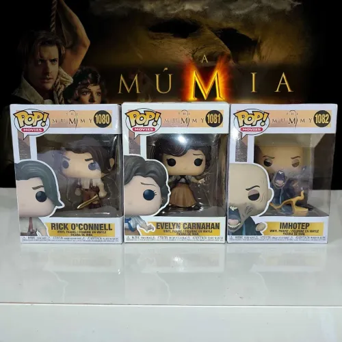 Funko Pop The Mummy (A Múmia) - Set Completo Original e Raro | #1080 #1081 #1082