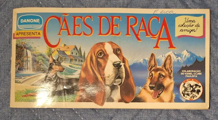 Álbum de Figurinhas Cães de Raça Danone