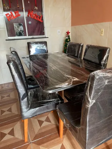 Conjunto de mesas de jantar pronta entrega peça já a sua entrega grátis.