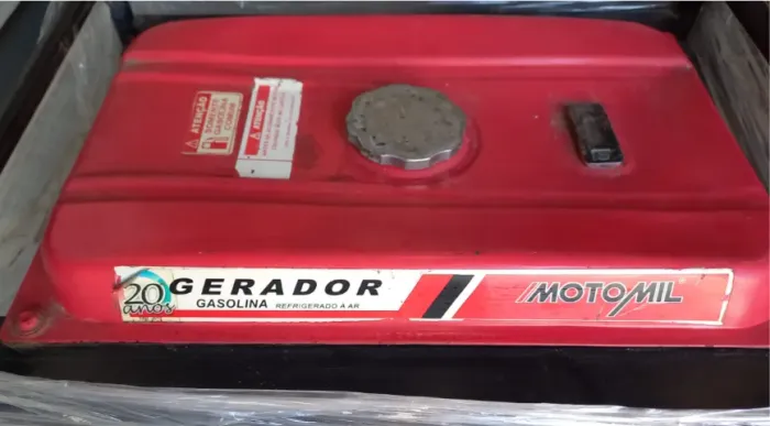 Gerador Motomil Gasolina com Defeito 