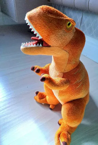 BONECO DINOSSAURO PELÚCIA 