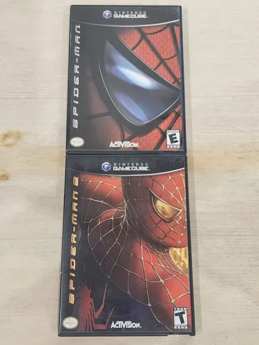 Kit spider man 1 e 2 de Game Cube discos seminovos originais