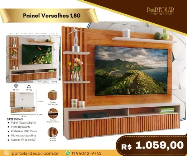 Painel Versalhes 1,80 a pronta entrega